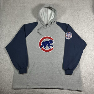Chicago Cubs Hoodie Men XL LEE Sport VTG 90s Sweatshirt MLB Baseball Pullover